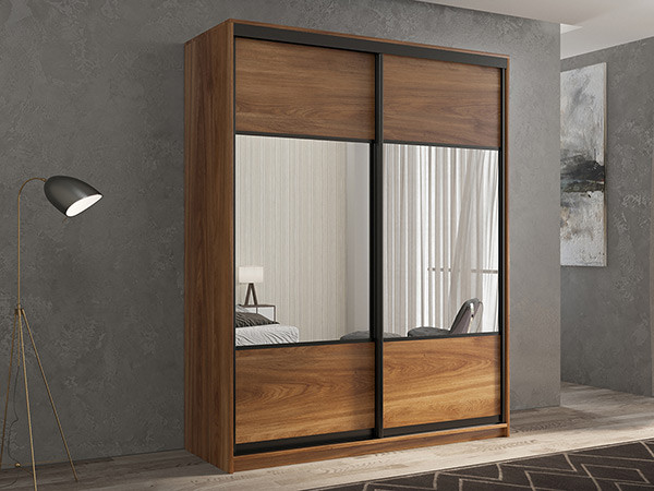 Шкаф-купе Кааппи 6 Кастелло Бренди 140х45х230 см