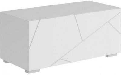 ГРАНЖ Тумба ТМ-001 (Д.900, напольная) (Белый (Шагрень) / Белый софт)