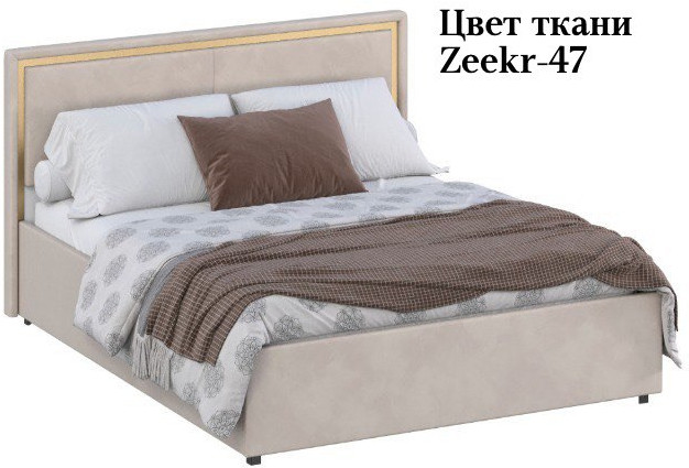 Кровать 160 с подъемным механизмом КРП-431-М-16, Микровелюр Zeekr-47