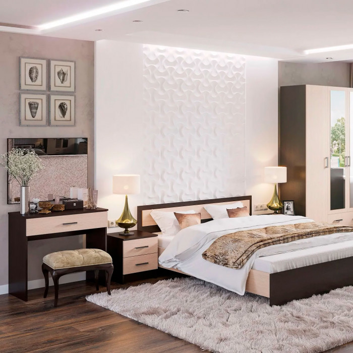 ГАРМОНИЯ СТ 601 стол трельяжный (0,8х0,75х0,408) венге/белфорт