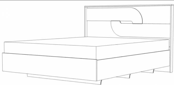 Модульная спальня "Монтиз" - Персидский жемчуг/Шаде песочный