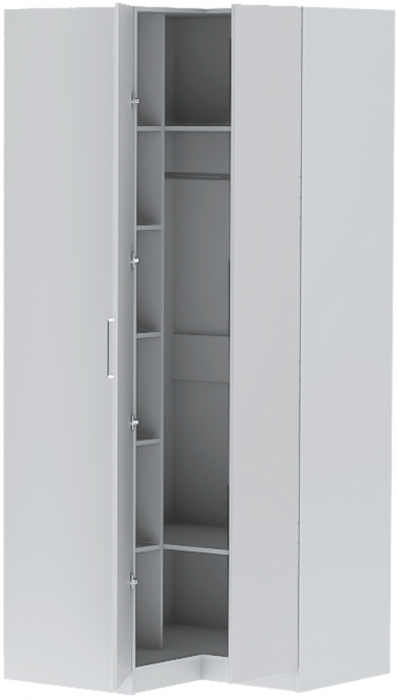 Шкаф угловой "Иннэс-7" - Белый