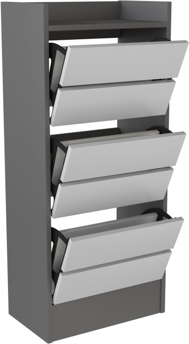 Обувница Ямайка ЯПТ-1, Графит серый/Камень серый