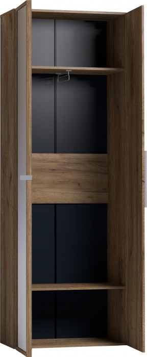 Шкаф для одежды с зеркалами Nature 92, дуб табачный