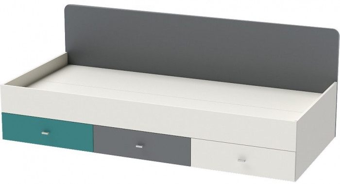 Модульная детская Клео набор 4 (Графит/Миндаль/Солнечный)