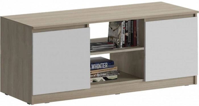 Челси Тумба ТВ (Белый глянец, Белый)