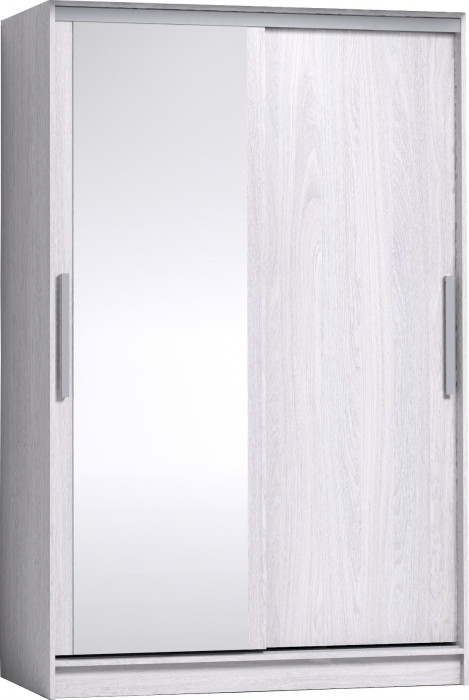 Шкаф-купе с зеркалом Strike 1350 Ясень Анкор светлый