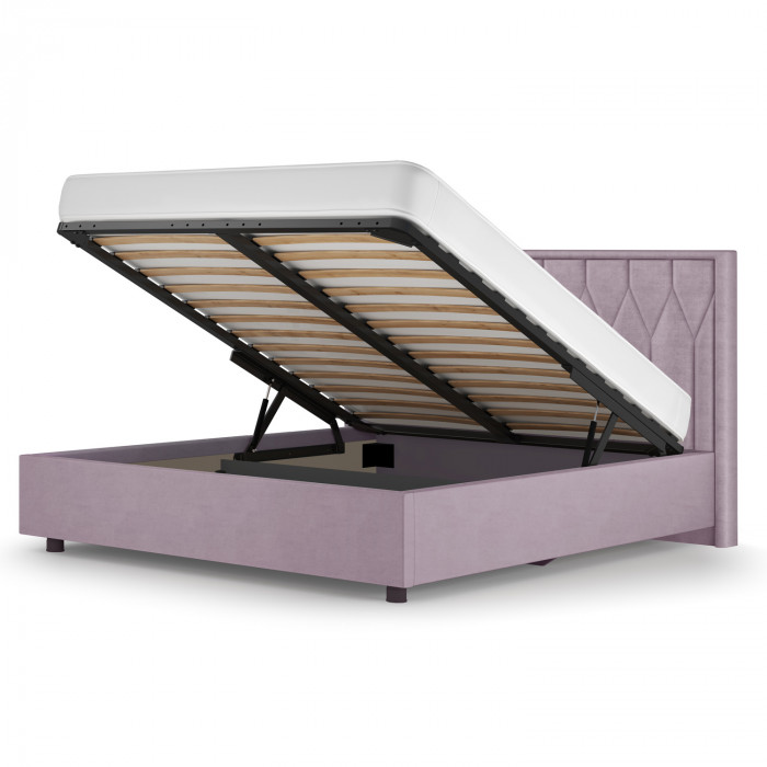 Кровать-10М с подъёмным основанием 1600 лаванда