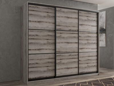 Шкаф-купе Кааппи 4 Эвок Окаменелый 260х45х230 см