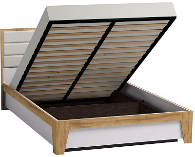 Кровать с подъемным механизмом Айрис 308 Люкс 140х200, дуб