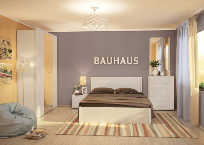 Тумба прикроватная Bauhaus 6, бодега светлый
