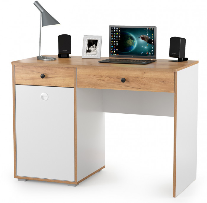 Вуди Компоновка № 13, белый премиум/дуб крафт золотой