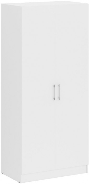 Спальня Стандарт 2-1600, цвет белый, ШхГхВ 163,5х203,5х70 + 171,2х81,2х200 см., сп.м. 1600х2000 мм., без матраса, основание есть