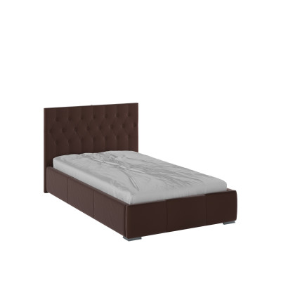 Октавия Кровать интерьерная 120 коричневый ромб, ортопед