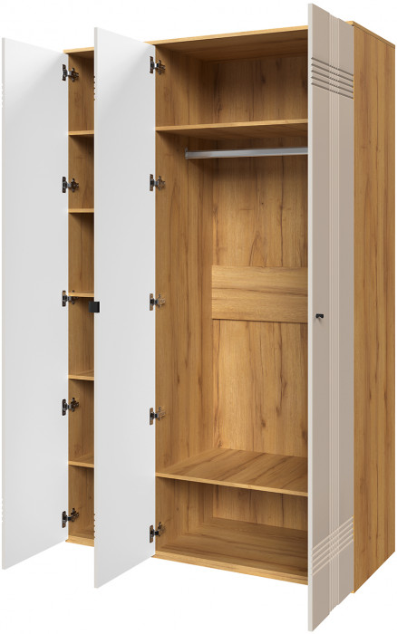 Шкаф распашной трехдверный Вега Саксония