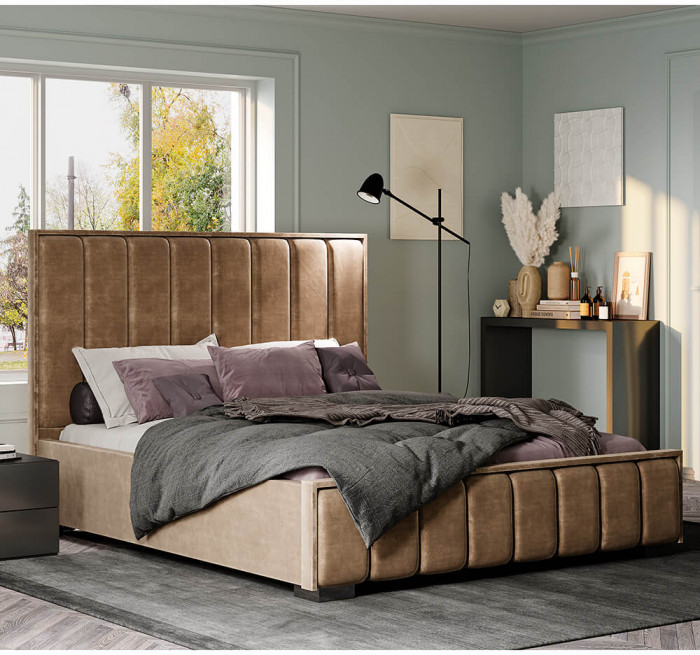 Кровать "Мирабель" КР-16 1,6м под подъемный механизм шоколад