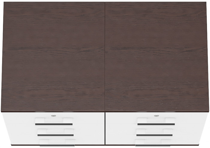 Две тумбы выкатных С-МД-3-02, венге/белый шагрень