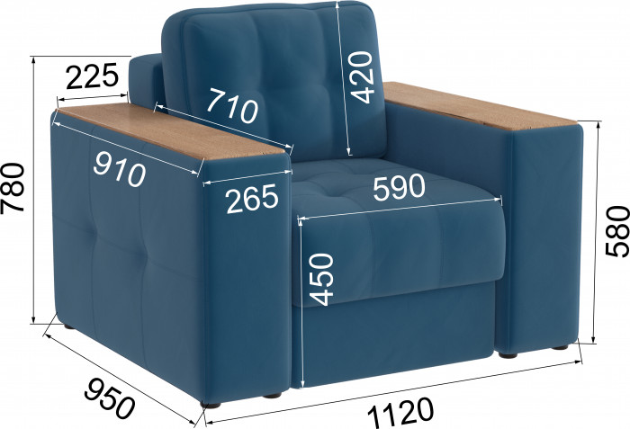 Кресло Виконт, Атлантида