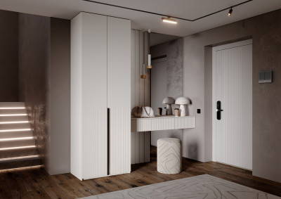 Тумба косметическая со шкафом 2х-ств Марвэл, Кашемир