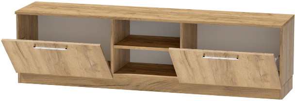 Тумба для ТВ-техники напольная "Иннэс-7", Дуб крафт золотой