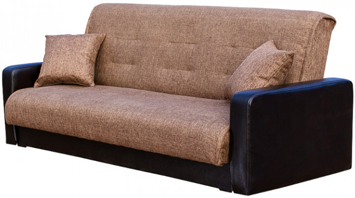 Диван Лондон 140 коричневый , пружинный блок Боннель