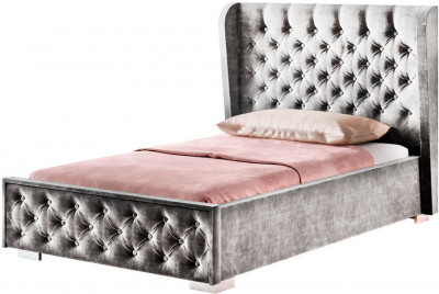 Кровать &quot;Франческа&quot; КР-06 1,2м под подъемный механизм графит