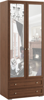 Ричард Шкаф 2-х ств. с зеркалом РШ-24, Орех донской