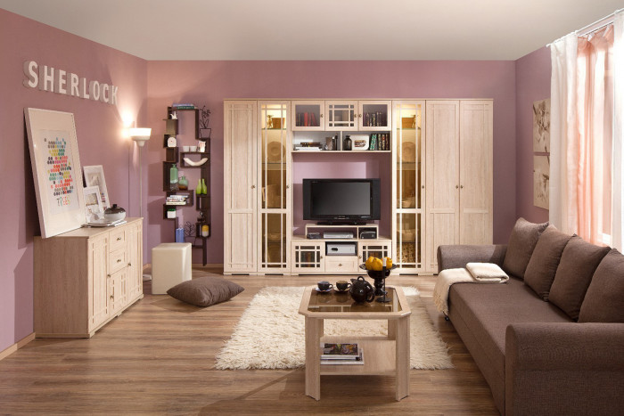 Гостиная Sherlock. Комплект 1, дуб сонома