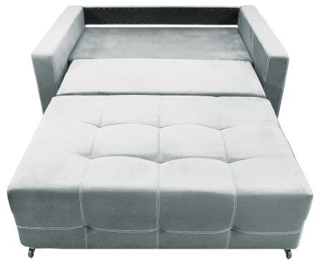 Диван-аккордеон Марс, сп.м. 140х200, велюр серый