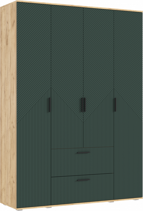 Сильвия Спальня, Браш Мени Грин/Дуб крафт